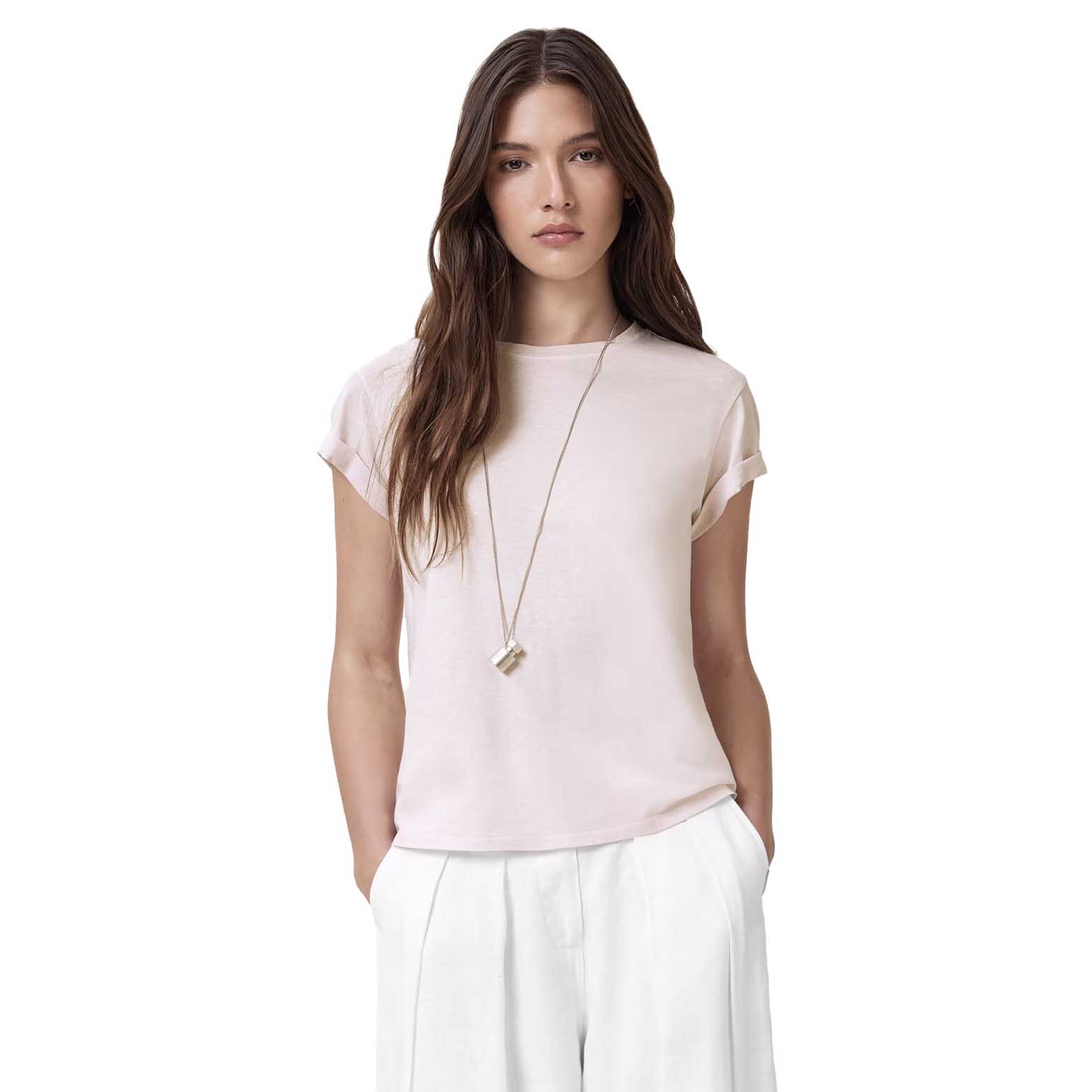 AllSaints Anna Crew Neck Short Sleeve T-Shirt